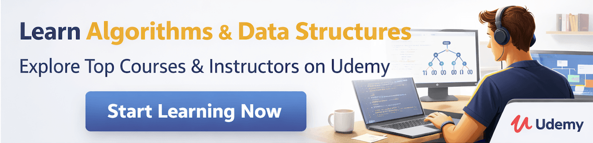 Learn DSA on Udemy
